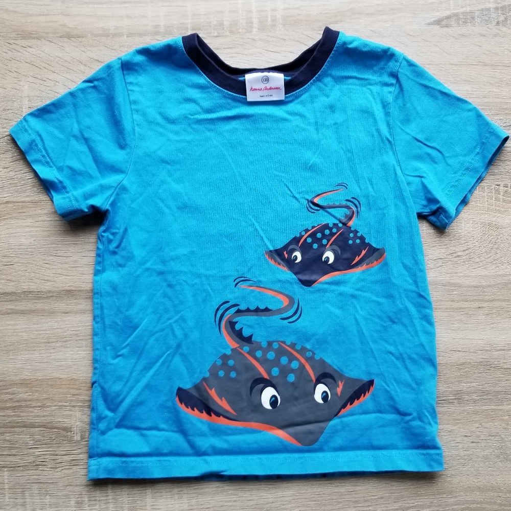2010 euc / vguc Hanna Andersson 110 size 5 stingray tee